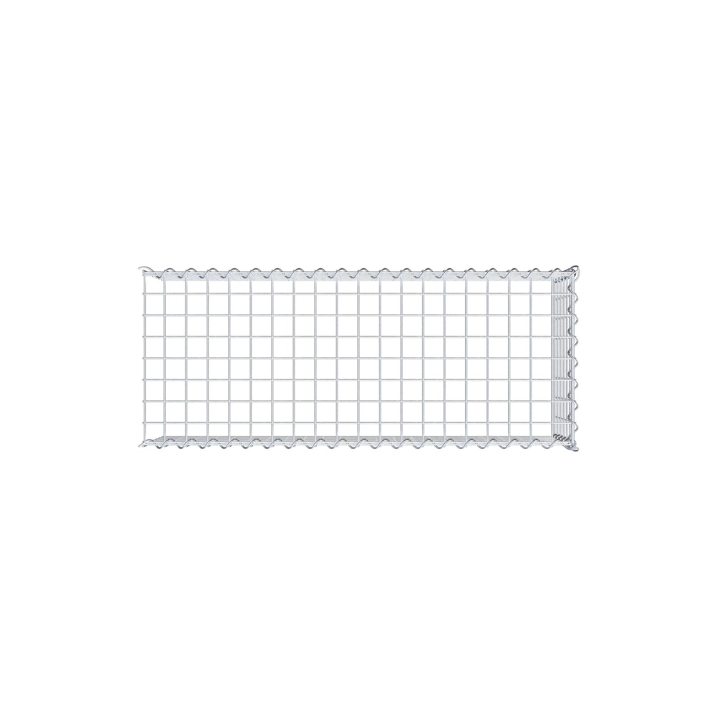 Gabião tipo 4 100 cm x 30 cm x 40 cm (C x A x P), malhagem 5 cm x 5 cm, espiral