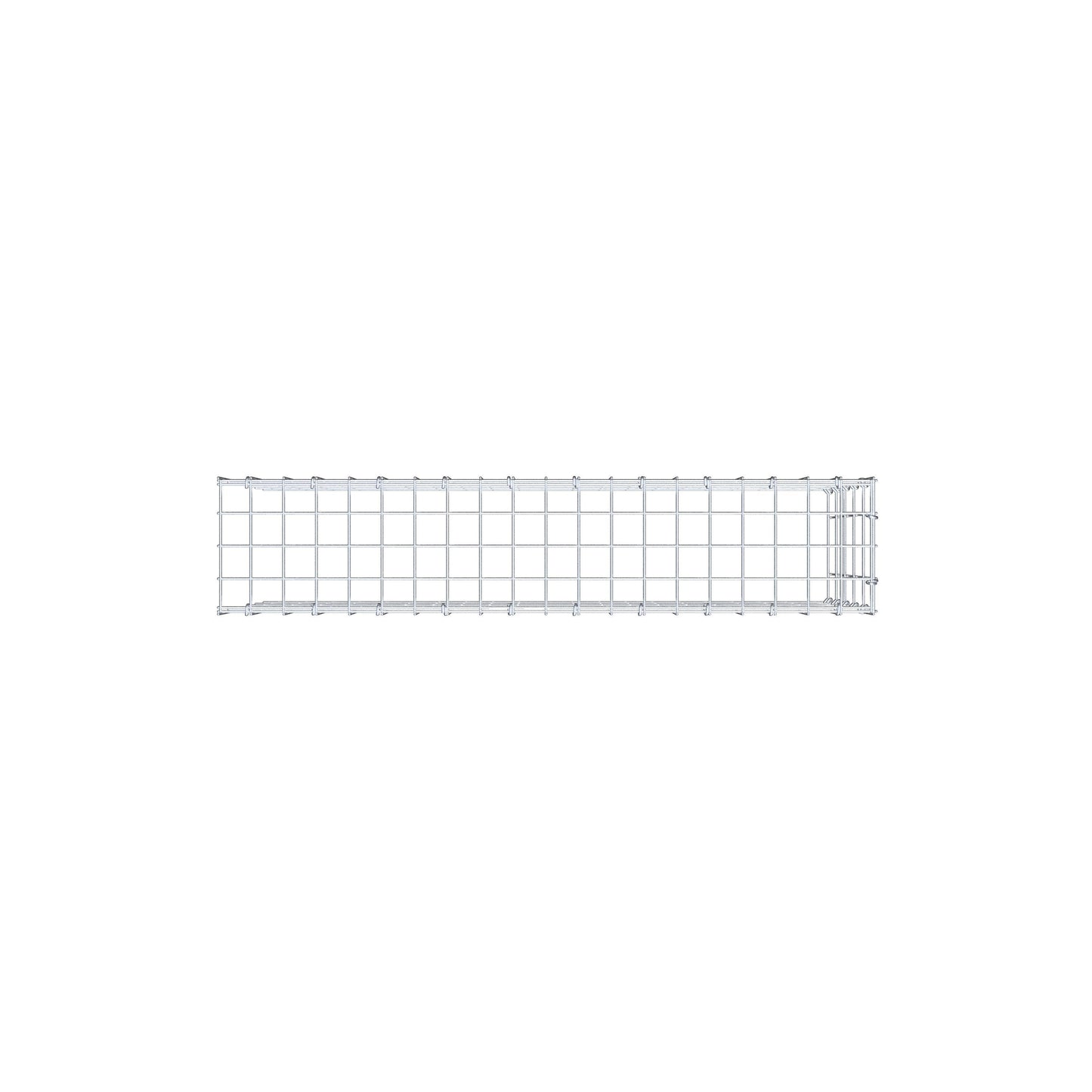 Gabião Tipo 4 100 cm x 50 cm x 20 cm (C x A x P), malhagem 5 cm x 10 cm, anel C