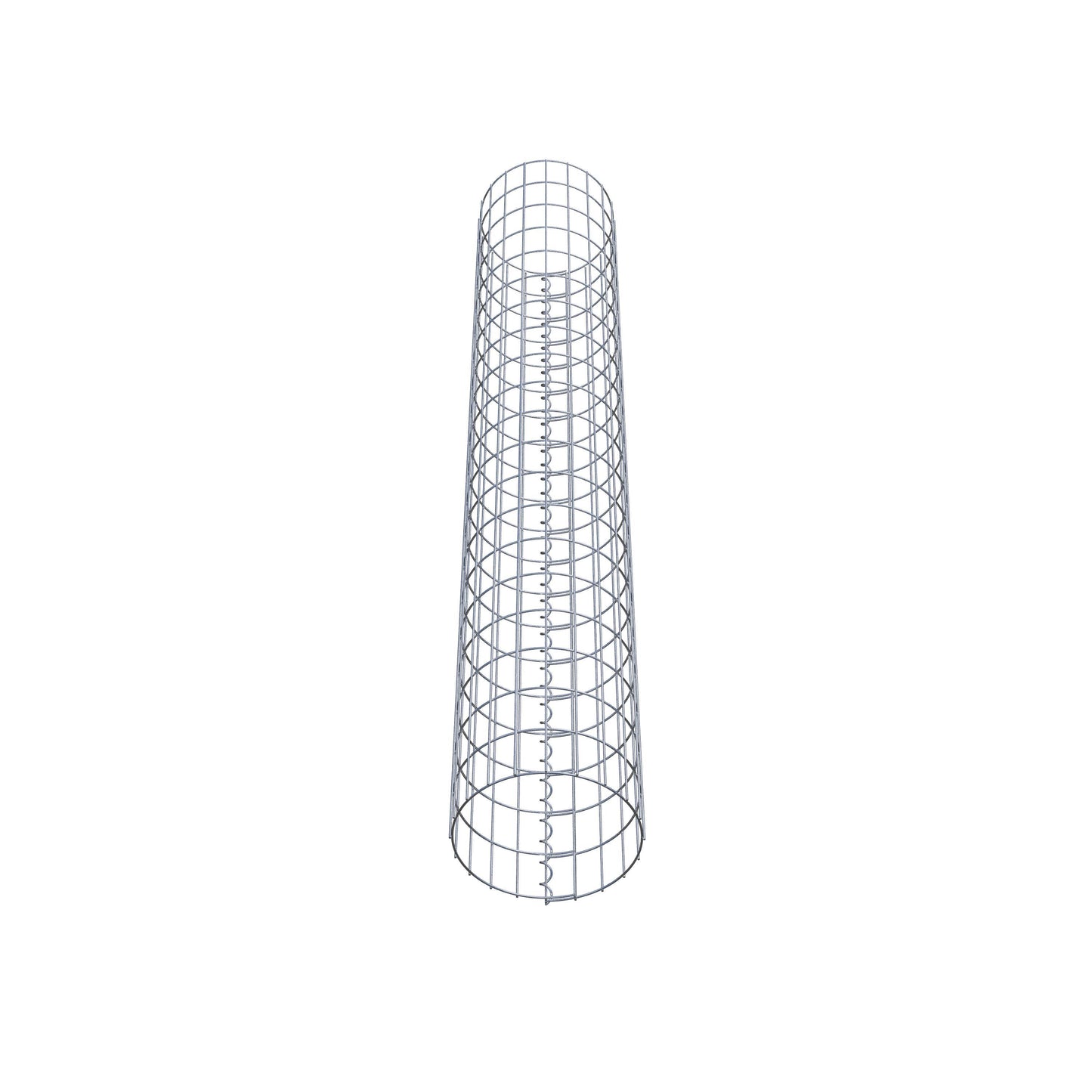 Gabionensäule rund 32 cm Durchmesser, 200 cm Höhe, Maschenweite 5 cm x 10 cm
