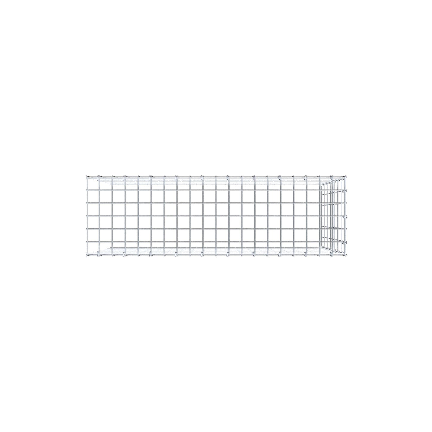 Pila adicional tipo 4 100 cm x 70 cm x 30 cm (L x A x P), malla 5 cm x 10 cm, anillo en C