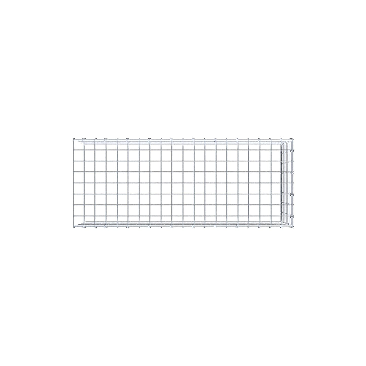 Gabião Tipo 4 100 cm x 40 cm x 40 cm (C x A x P), malhagem 5 cm x 5 cm, anel C