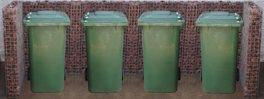 Mülltonnenboxen aus Steinkörben: Praktisch, stilvoll und vielseitig