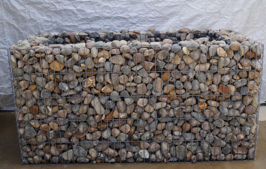 Nachhaltige Landschafts-    gestaltung  mit Gabionen