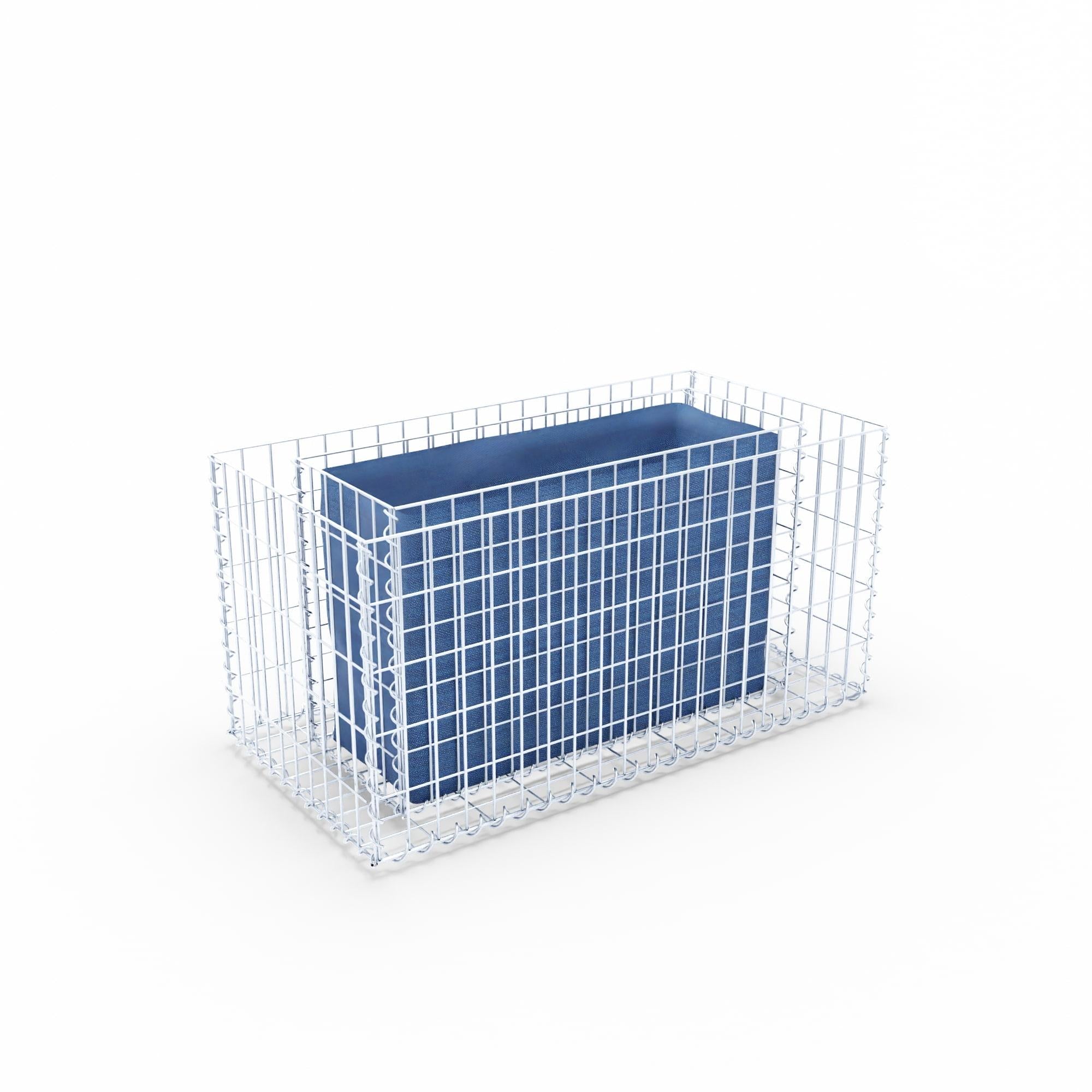 Raised bed square 100 cm x 50 cm x 50 cm (L x H x D), mesh size 5 x 10 cm, wall thickness 10 cm