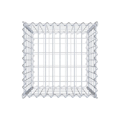 Gabbione 50 cm x 50 cm x 50 cm (L x H x P), maglia 5 cm x 10 cm, spirale