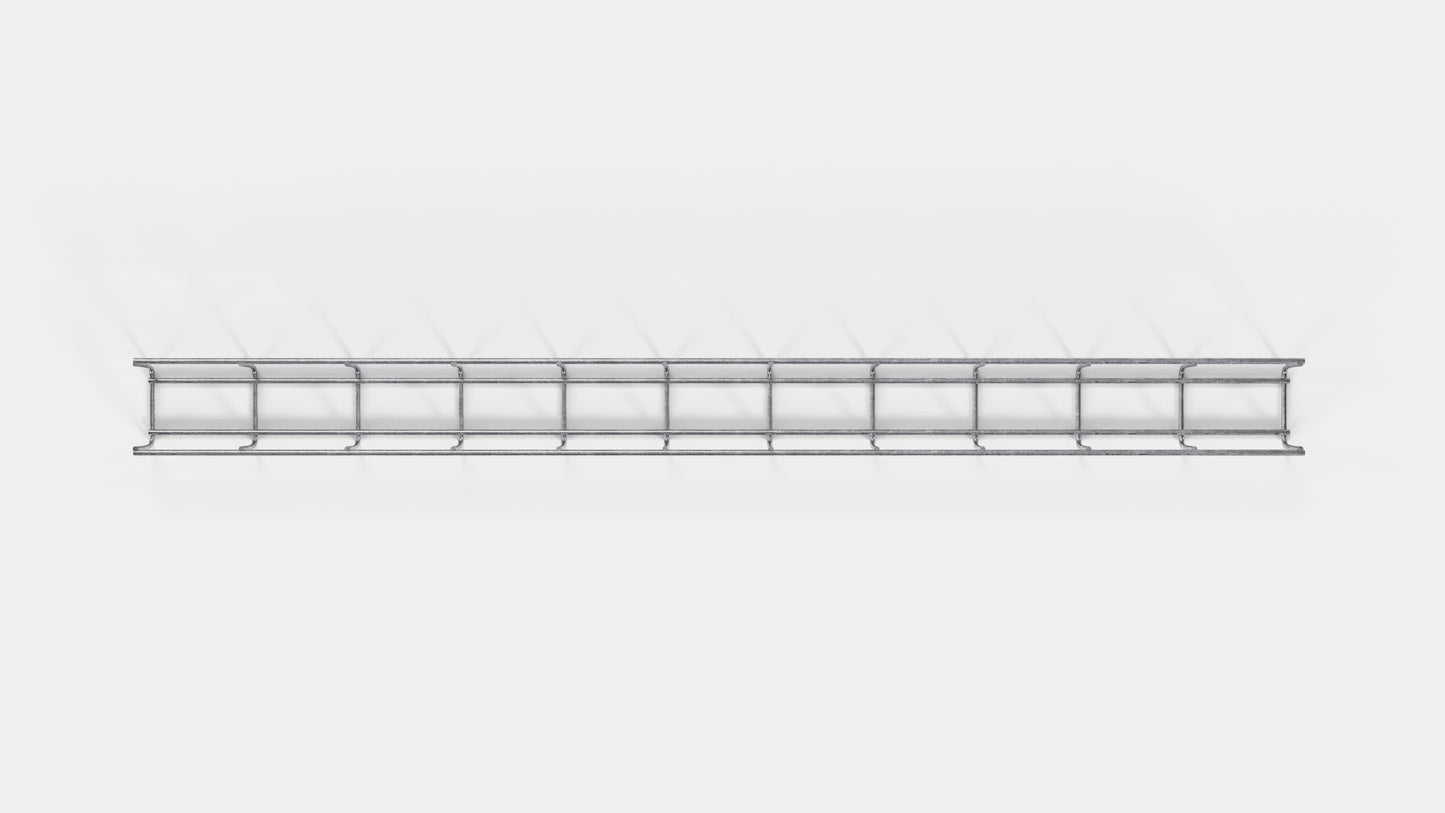Rankgitter Höhe 110 cm, Tiefe 5 cm, Maschenweite 5 x 10 cm
