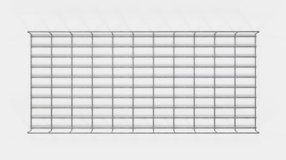 Rankgitter Höhe 110 cm, Tiefe 5 cm, Maschenweite 5 x 10 cm