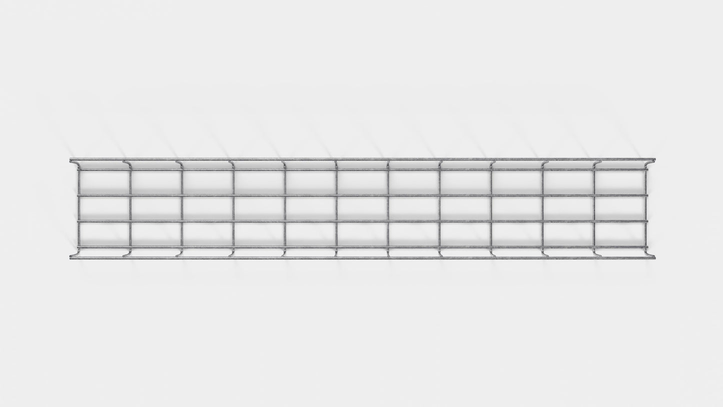 Rankgitter Höhe 110 cm, Tiefe 5 cm, Maschenweite 5 x 10 cm