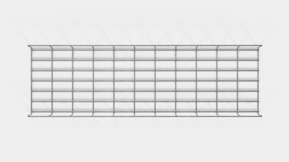 Rankgitter Höhe 110 cm, Tiefe 5 cm, Maschenweite 5 x 10 cm