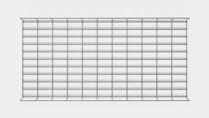 Rankgitter Höhe 110 cm, Tiefe 5 cm, Maschenweite 5 x 10 cm