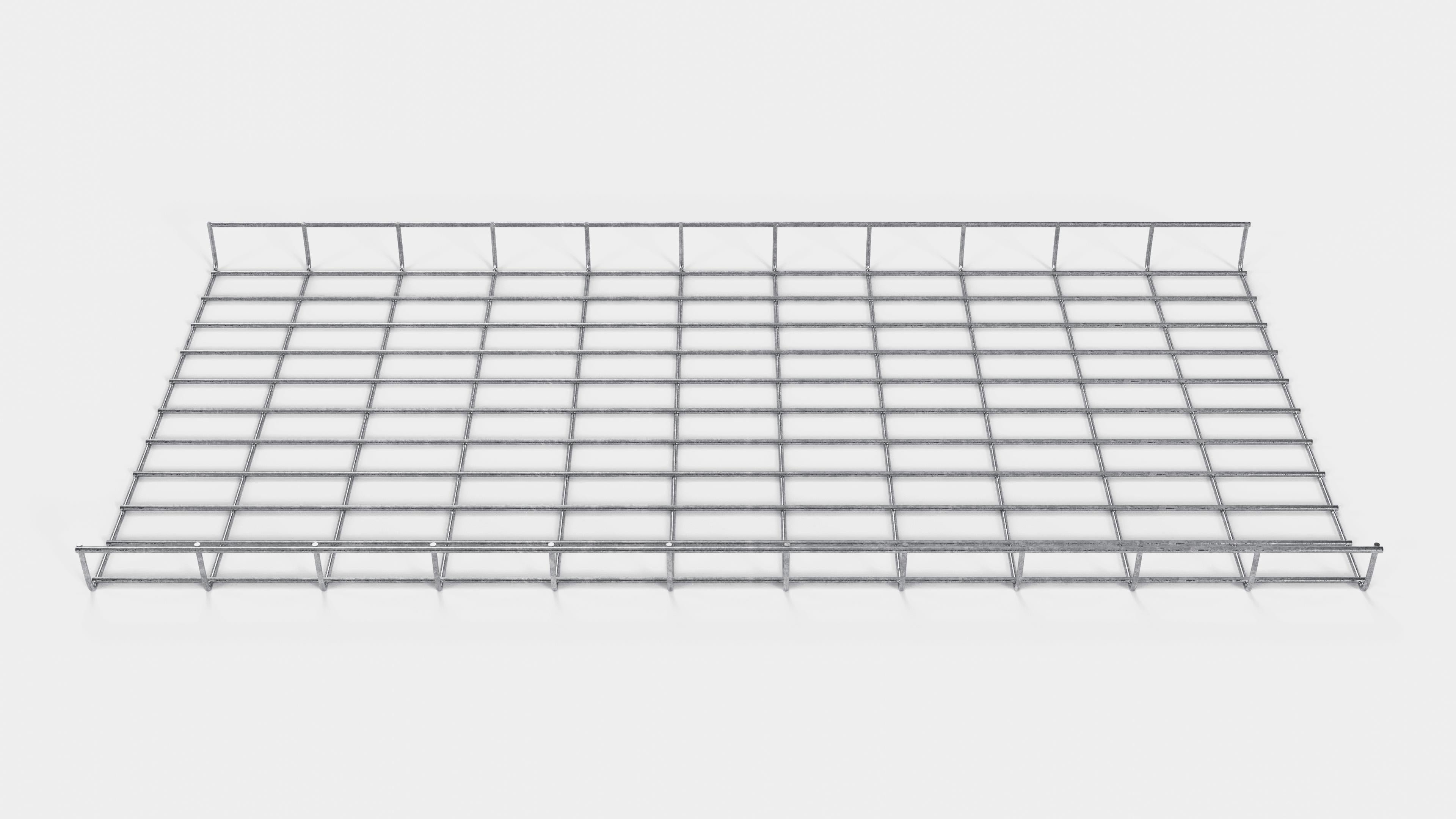 Altezza del traliccio 110 cm, profondità 5 cm, dimensione delle maglie 5 x 10 cm