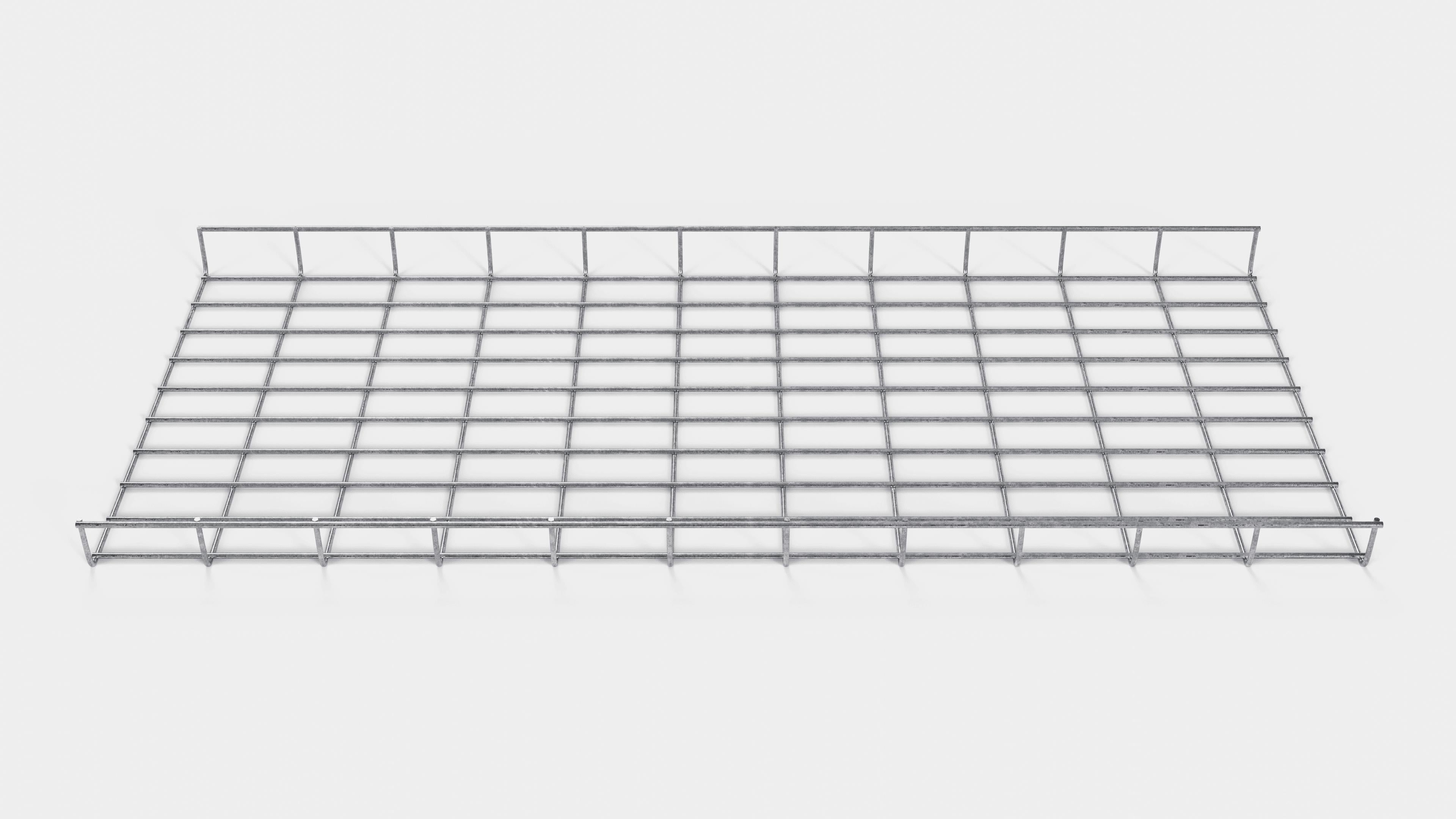 Altezza del traliccio 110 cm, profondità 5 cm, dimensione delle maglie 5 x 10 cm