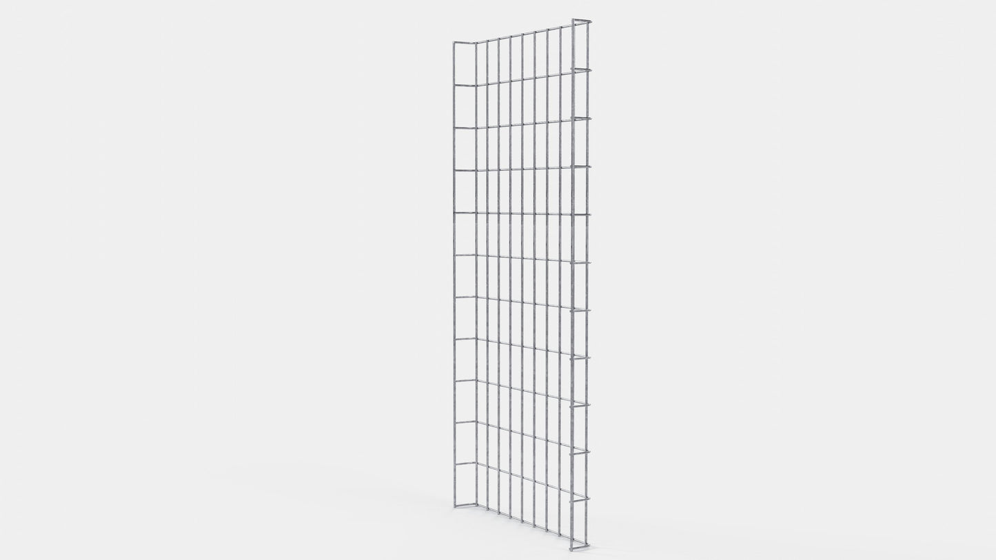 Rankgitter Höhe 110 cm, Tiefe 5 cm, Maschenweite 5 x 10 cm