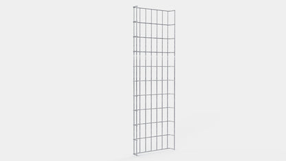 Lengte kabelkanaal 29 cm, diepte 5 cm, maaswijdte 5 x 10 cm