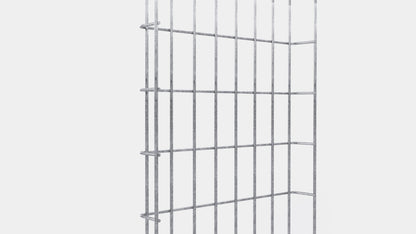 Rankgitter Höhe 110 cm, Tiefe 5 cm, Maschenweite 5 x 10 cm