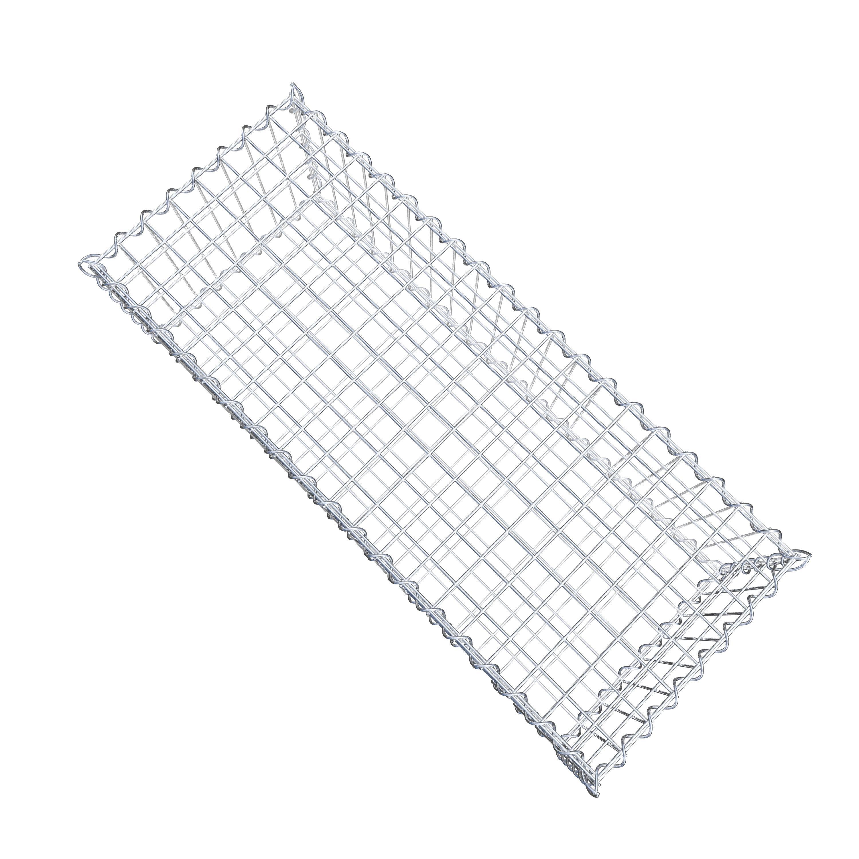 Gabion 100 cm x 30 cm x 40 cm (L x H x D), mesh size 5 cm x 10 cm, spiral