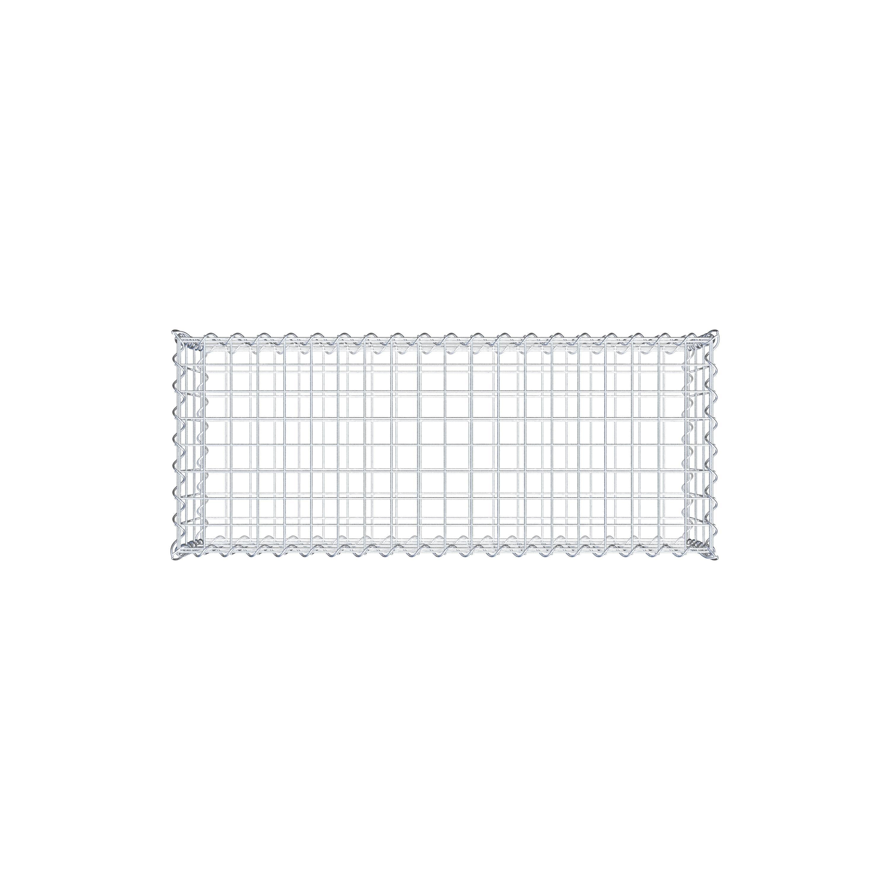 Gabion 100 cm x 30 cm x 40 cm (L x H x D), mesh size 5 cm x 10 cm, spiral