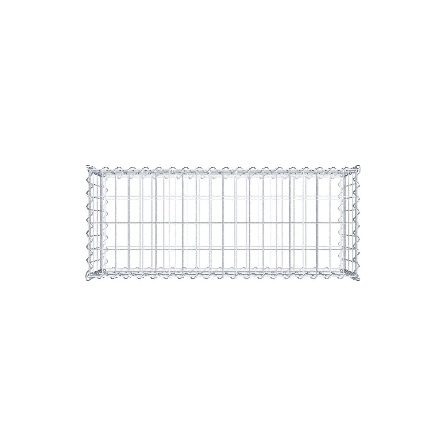 Gabione 100 cm x 40 cm x 40 cm (L x H x T), Maschenweite 5 cm x 10 cm, Spirale