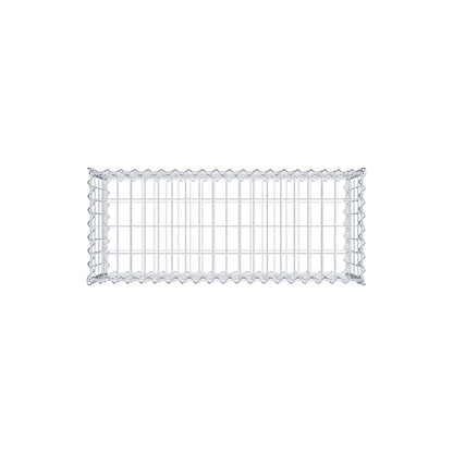 Gabione 100 cm x 40 cm x 40 cm (L x H x T), Maschenweite 5 cm x 10 cm, Spirale