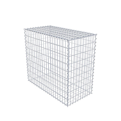 Gabbione 100 cm x 90 cm x 50 cm (L x H x P), maglia 5 cm x 10 cm, spirale