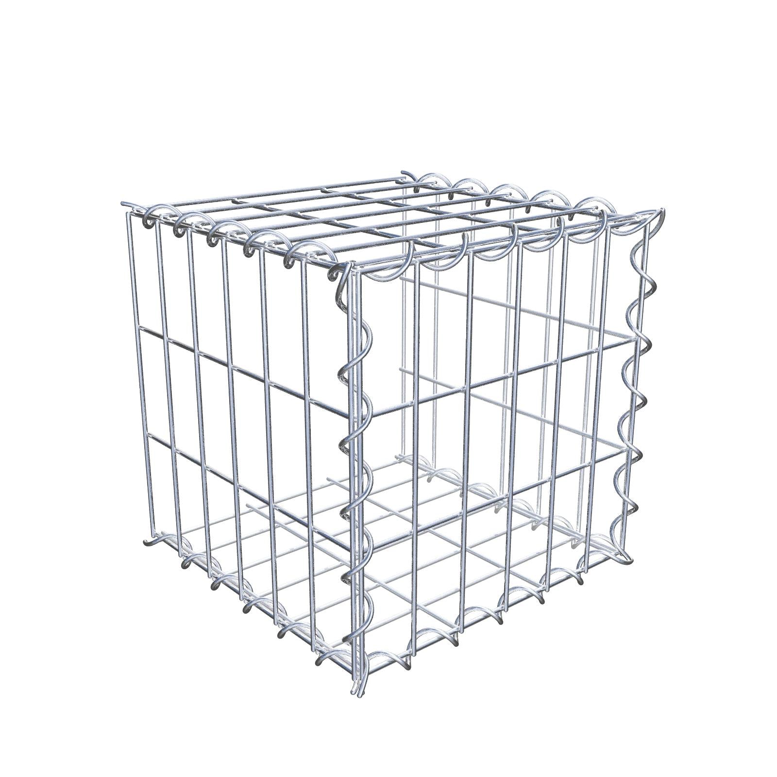 Gavión adicional tipo 2 30 cm x 30 cm x 30 cm (L x A x P), malla 5 cm x 10 cm, en espiral