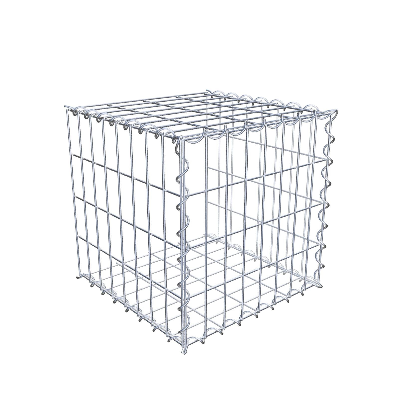 Gavión complementario tipo 2 40 cm x 40 cm x 40 cm (L x A x P), malla 5 cm x 10 cm, espiral