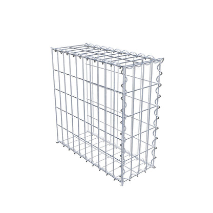 Anbaugabione Typ 2 50 cm x 50 cm x 20 cm (L x H x T), Maschenweite 5 cm x 10 cm, Spirale