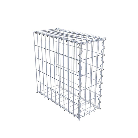 Anbaugabione Typ 2 50 cm x 50 cm x 20 cm (L x H x T), Maschenweite 5 cm x 10 cm, Spirale