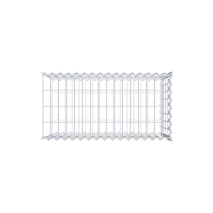 Anbaugabione Typ 2 80 cm x 40 cm x 40 cm (L x H x T), Maschenweite 5 cm x 10 cm, Spirale