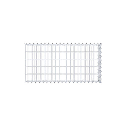 Grown-on gabion type 2 100 cm x 20 cm x 50 cm (L x H x D), mesh size 5 cm x 10 cm, spiral