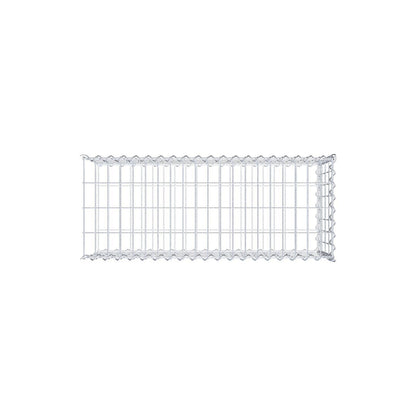 Gabion rapporté type 2 100 cm x 40 cm x 40 cm (L x H x P), mailles 5 cm x 10 cm, spirale