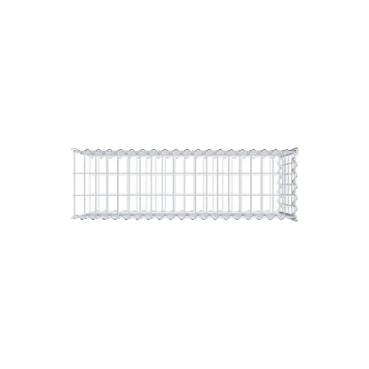 Gavión adulto tipo 2 100 cm x 50 cm x 30 cm (largo x alto x profundidad), tamaño de malla 5 cm x 10 cm, espiral