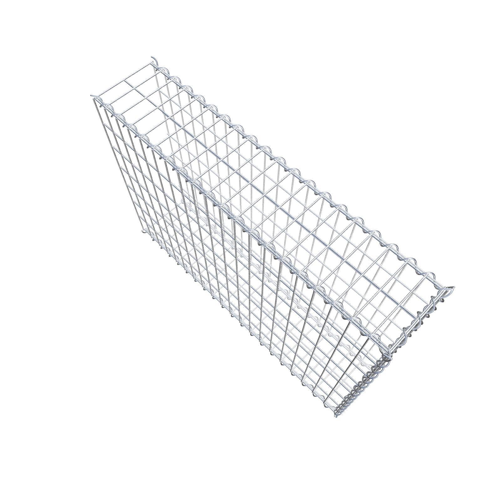 Extra gabion typ 2 100 cm x 70 cm x 20 cm (L x H x D), maskstorlek 5 cm x 10 cm, spiral