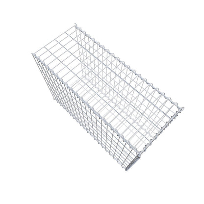 Grown-on gabion type 2 100 cm x 70 cm x 40 cm (L x H x D), mesh size 5 cm x 10 cm, spiral