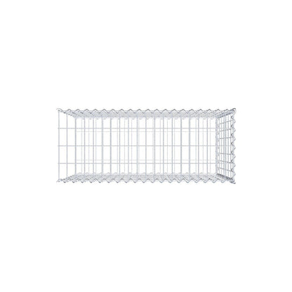 Grown-on gabion type 2 100 cm x 70 cm x 40 cm (L x H x D), mesh size 5 cm x 10 cm, spiral