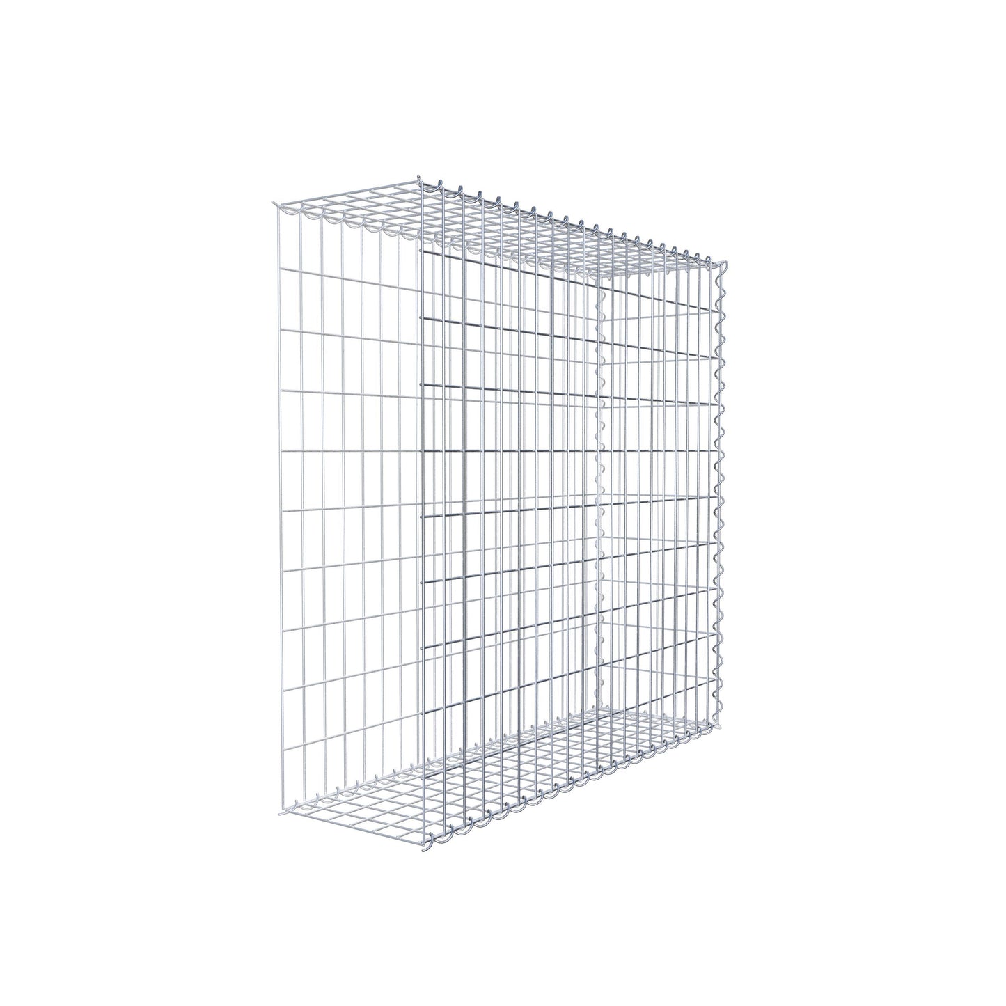 Anbaugabione Typ 2 100 cm x 100 cm x 30 cm (L x H x T), Maschenweite 5 cm x 10 cm, Spirale