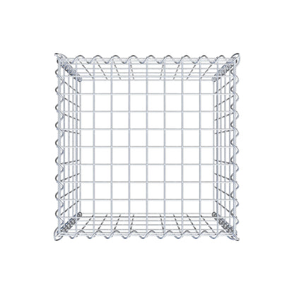 Grown-on gabion type 3 50 cm x 50 cm x 50 cm (L x H x D), mesh size 5 cm x 10 cm, spiral