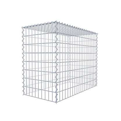 Gavión complementario tipo 3 100 cm x 80 cm x 50 cm (L x A x P), malla 5 cm x 10 cm, espiral