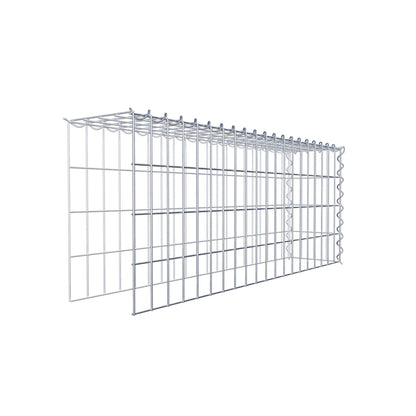 Anbaugabione Typ 4 100 cm x 40 cm x 20 cm (L x H x T), Maschenweite 5 cm x 10 cm, Spirale