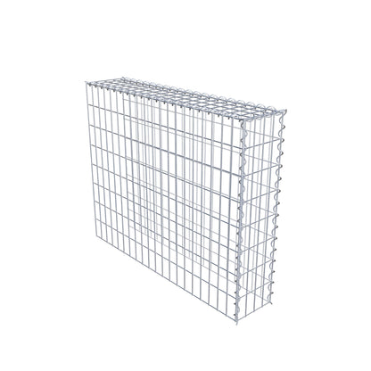 Anbaugabione Typ 4 100 cm x 80 cm x 20 cm (L x H x T), Maschenweite 5 cm x 10 cm, Spirale