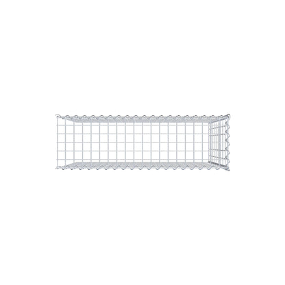 Grown-on gabion type 4 100 cm x 90 cm x 30 cm (L x H x D), mesh size 5 cm x 10 cm, spiral