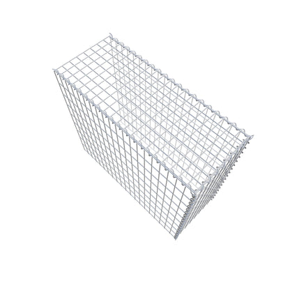 Opvokset gabion type 4 100 cm x 90 cm x 40 cm (L x H x D), maskestørrelse 5 cm x 10 cm, spiral