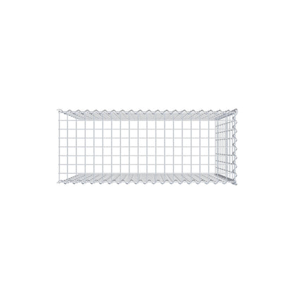 Opvokset gabion type 4 100 cm x 90 cm x 40 cm (L x H x D), maskestørrelse 5 cm x 10 cm, spiral