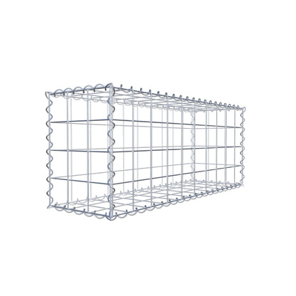 Gabbione 100 cm x 40 cm x 30 cm (L x H x P), maglia 10 cm x 10 cm, spirale