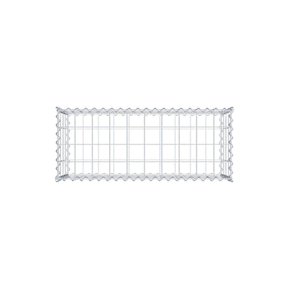 Gabion 100 cm x 40 cm x 40 cm (L x H x D), maskstorlek 10 cm x 10 cm, spiral