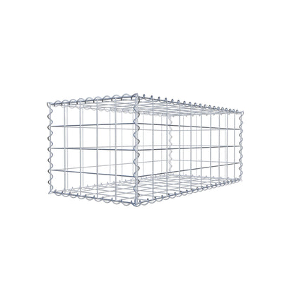 Gabion 100 cm x 40 cm x 50 cm (L x H x P), mailles 10 cm x 10 cm, spirale