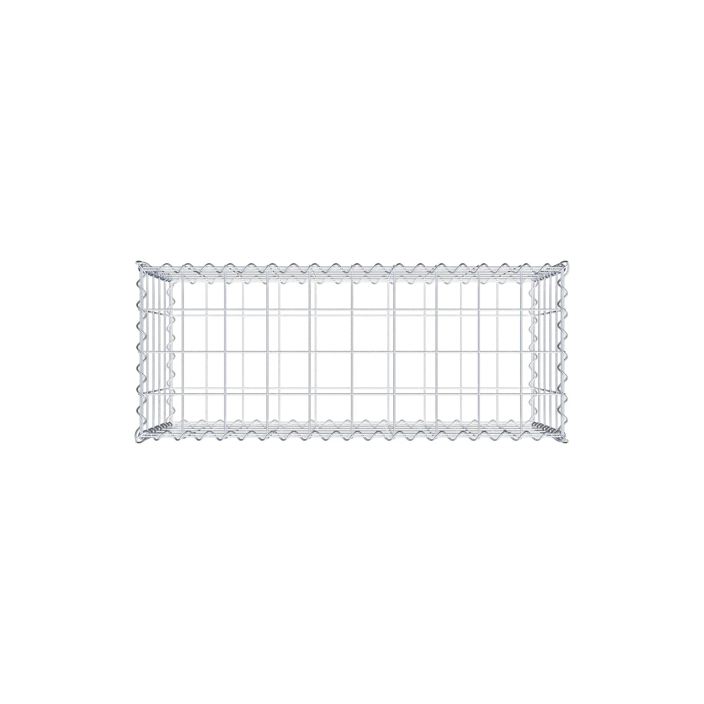 Gabion 100 cm x 50 cm x 40 cm (L x H x P), mailles 10 cm x 10 cm, spirale