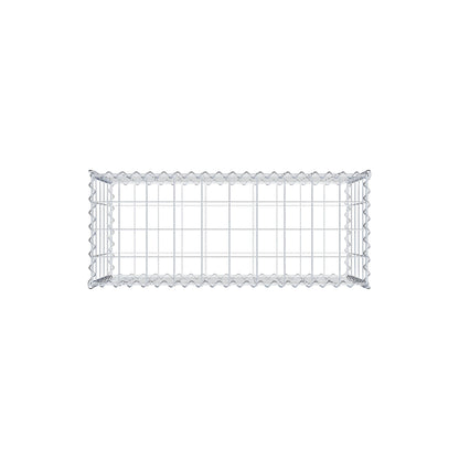 Gabion 100 cm x 50 cm x 40 cm (L x H x P), mailles 10 cm x 10 cm, spirale