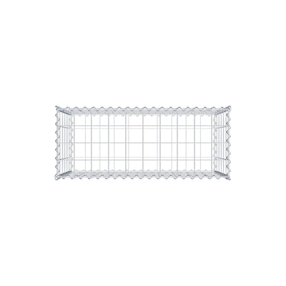 Gabbione 100 cm x 60 cm x 40 cm (L x H x P), maglia 10 cm x 10 cm, spirale