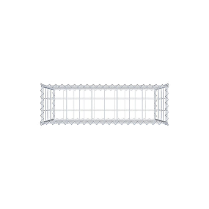 Gabion 100 cm x 70 cm x 30 cm (L x H x D), maskestørrelse 10 cm x 10 cm, spiral
